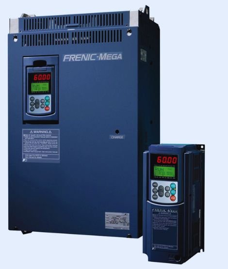 Close-up of a high-performance Variable Frequency Drive (VFD) used in industrial automation